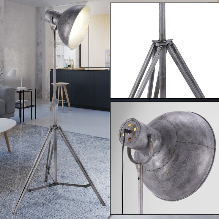 Lampadaire Salon Industriel Metal Brut