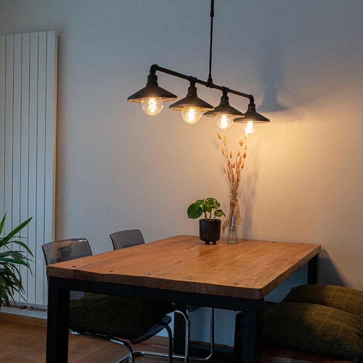 Lustre Industriel Metal