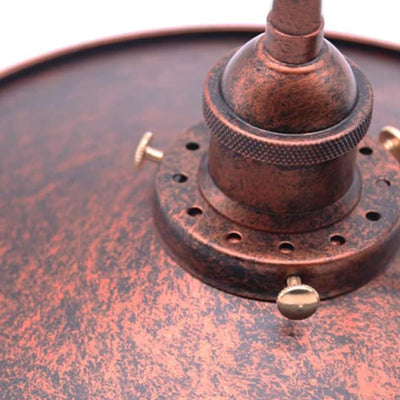 Plafonnier Metal Rouille