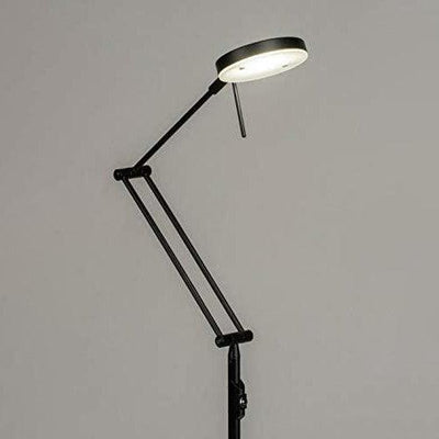 Lampadaire Industriel Noir Liseuse