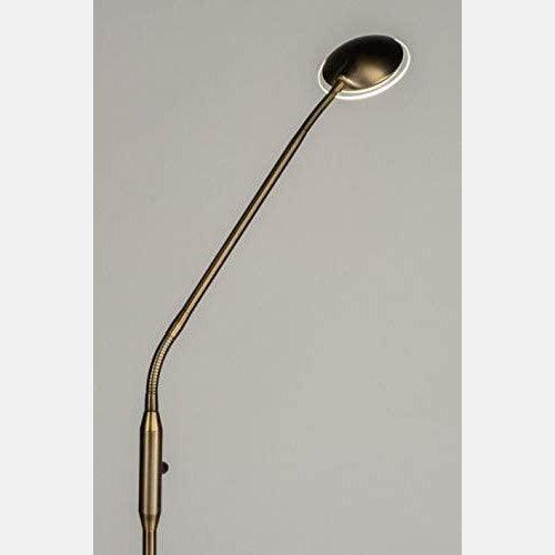 Lampadaire Salon Industriel Liseuse Bronze