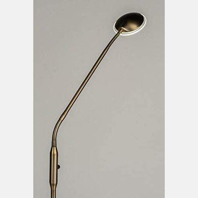 Lampadaire Salon Industriel Liseuse Bronze