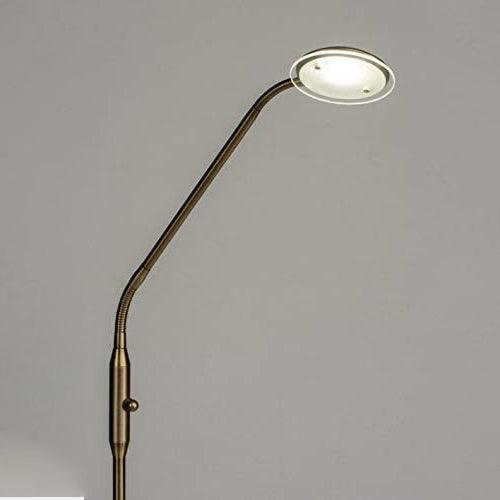 Lampadaire Salon Industriel Liseuse Bronze