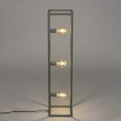 Lampadaire Salon Industriel Gris Triple