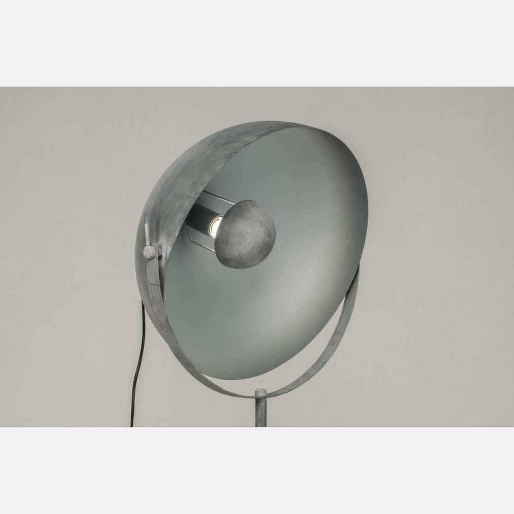 Lampadaire Trepied Industriel Loft Gris Béton