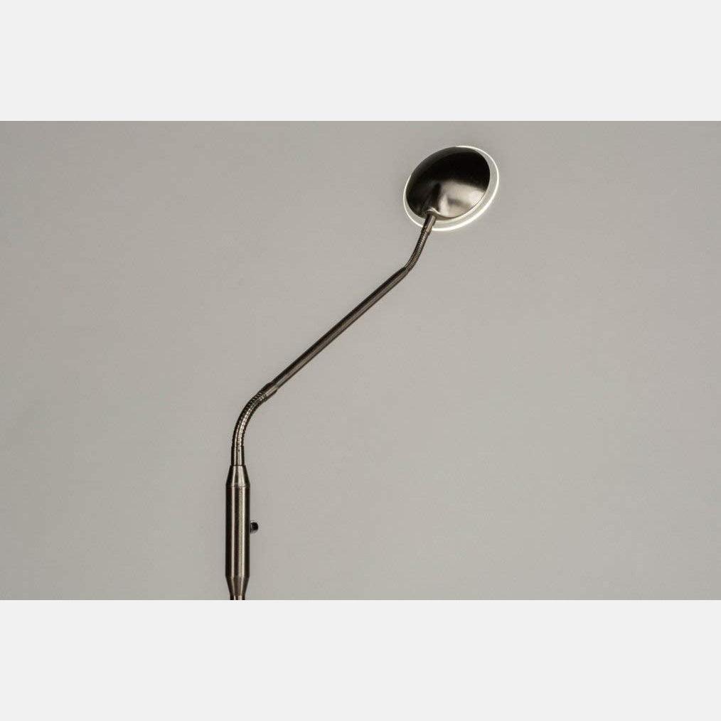 Lampadaire Salon Industriel Liseuse Acier