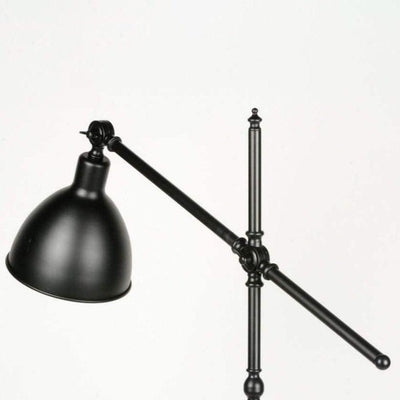 Lampadaire Industriel Noir Déporté