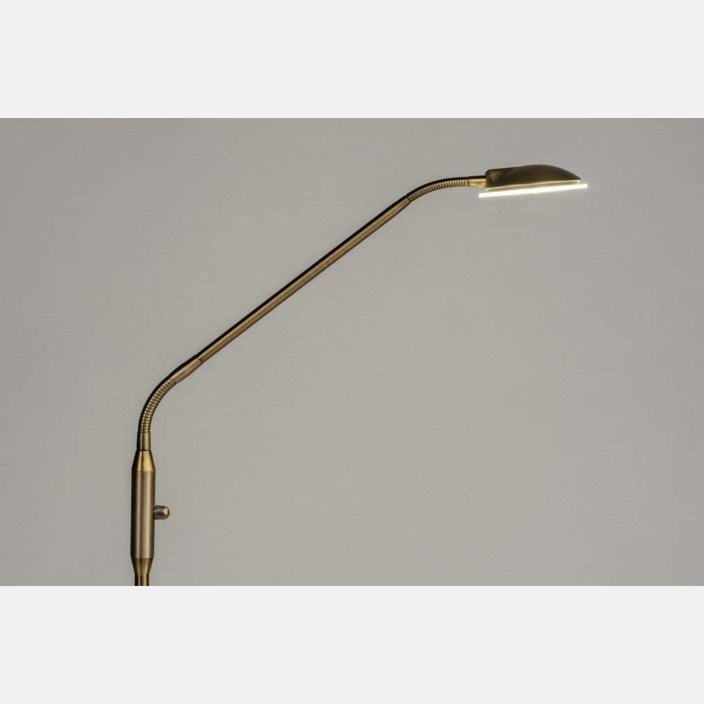 Lampadaire Salon Industriel Liseuse Bronze