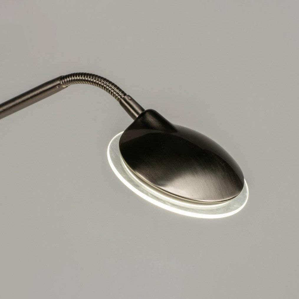 Lampadaire Salon Industriel Liseuse Acier