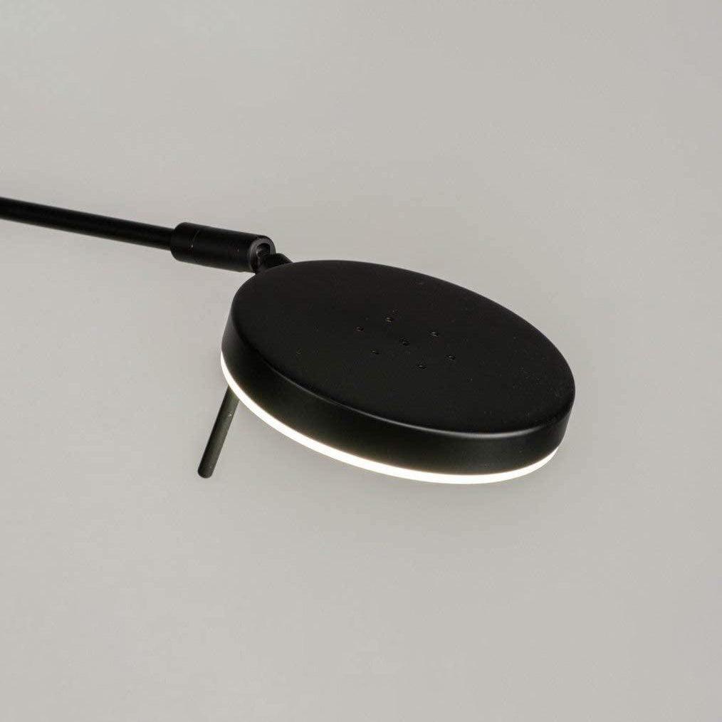 Lampadaire Industriel Noir Liseuse