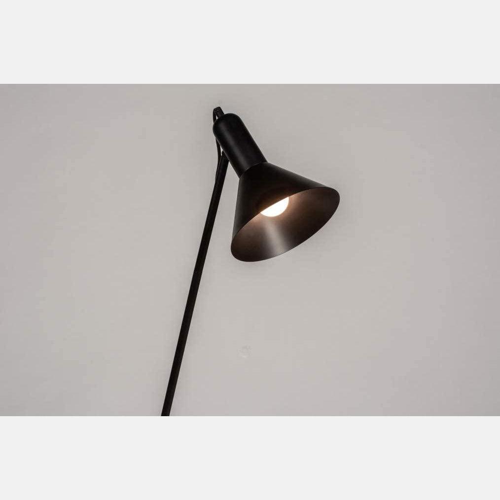 Lampadaire Industriel Noir Moderne