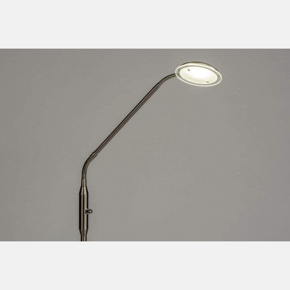 Lampadaire Salon Industriel Liseuse Acier