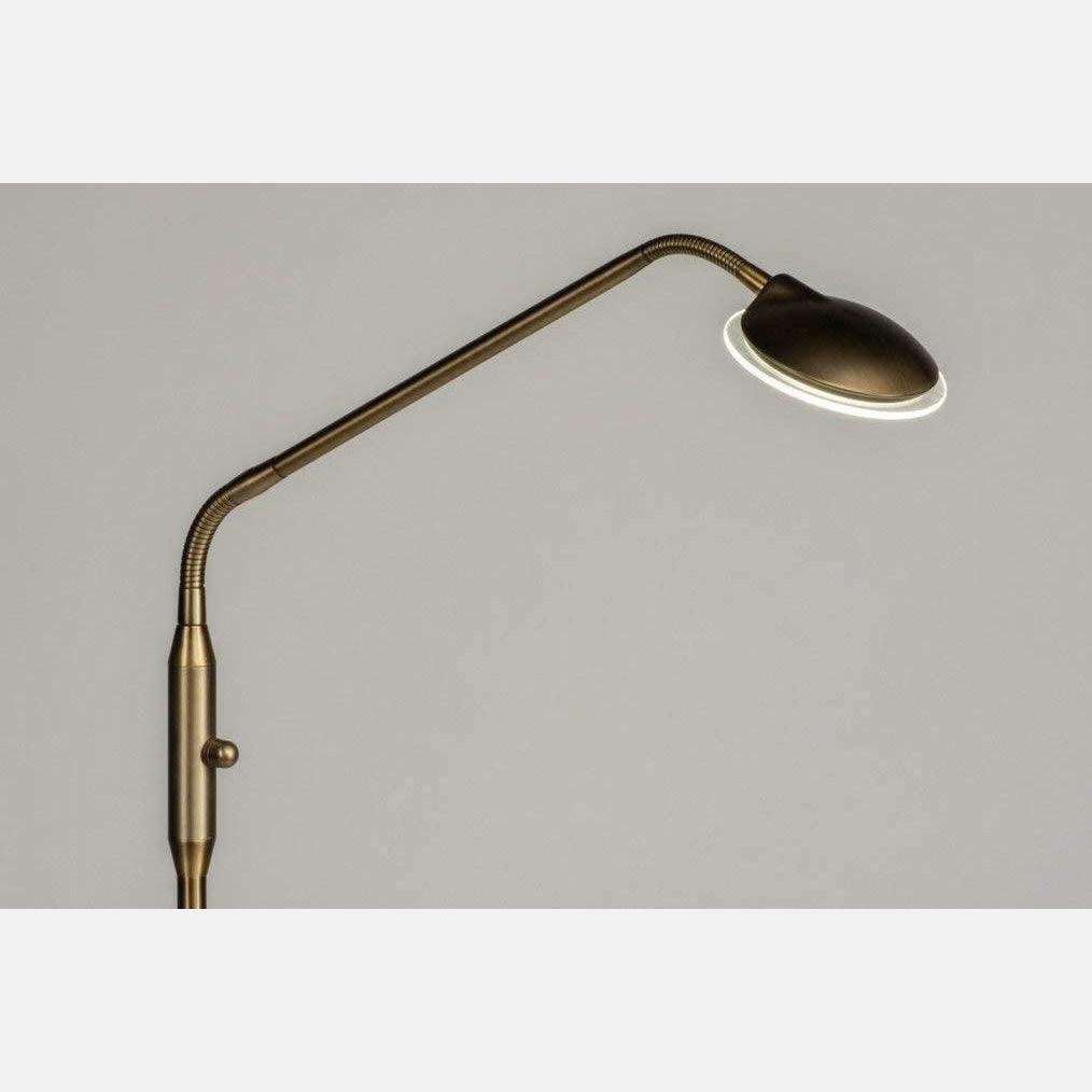Lampadaire Salon Industriel Liseuse Bronze