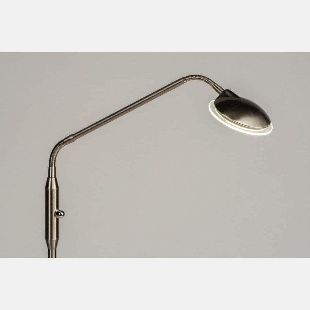 Lampadaire Salon Industriel Liseuse Acier