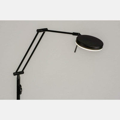 Lampadaire Industriel Noir Liseuse