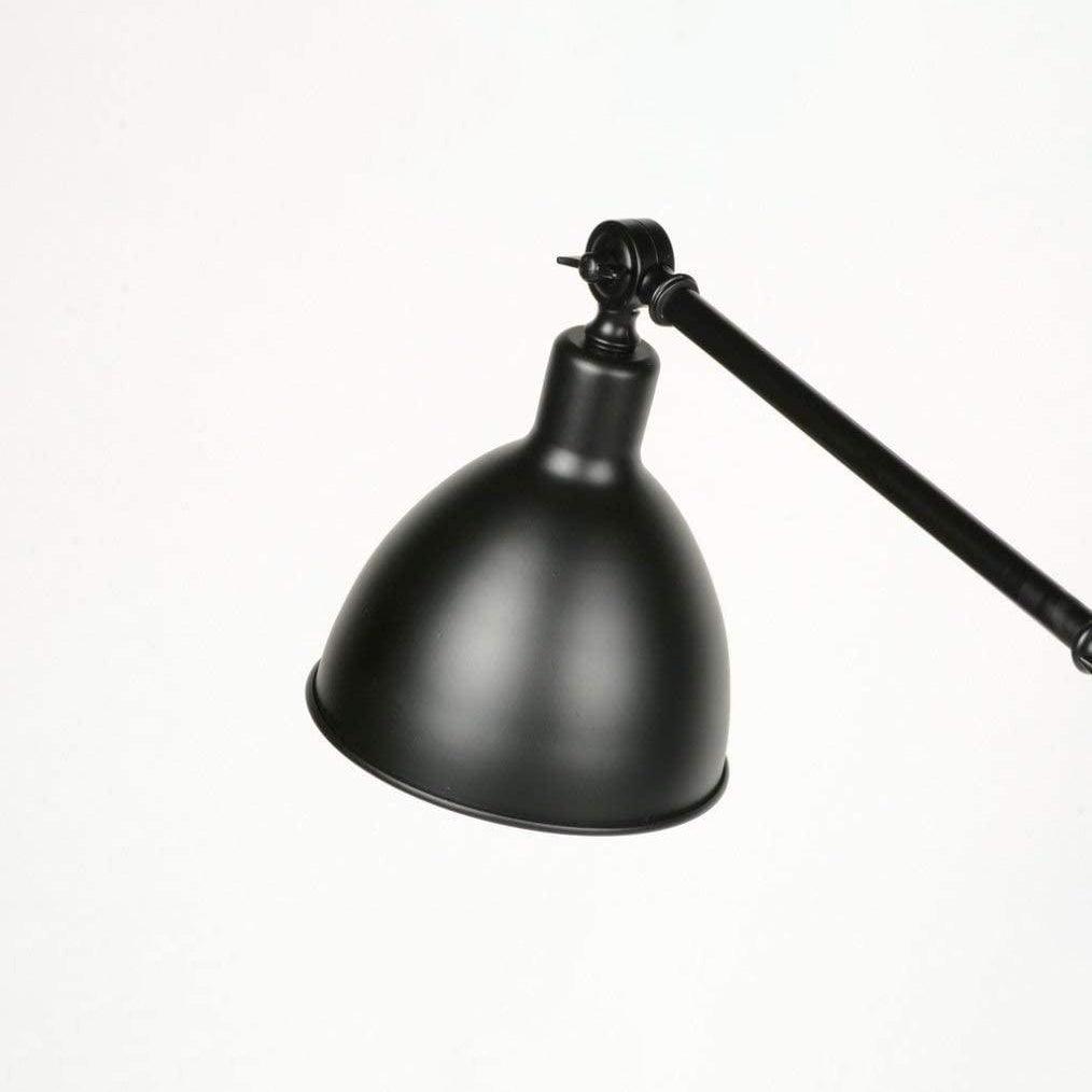 Lampadaire Industriel Noir Déporté