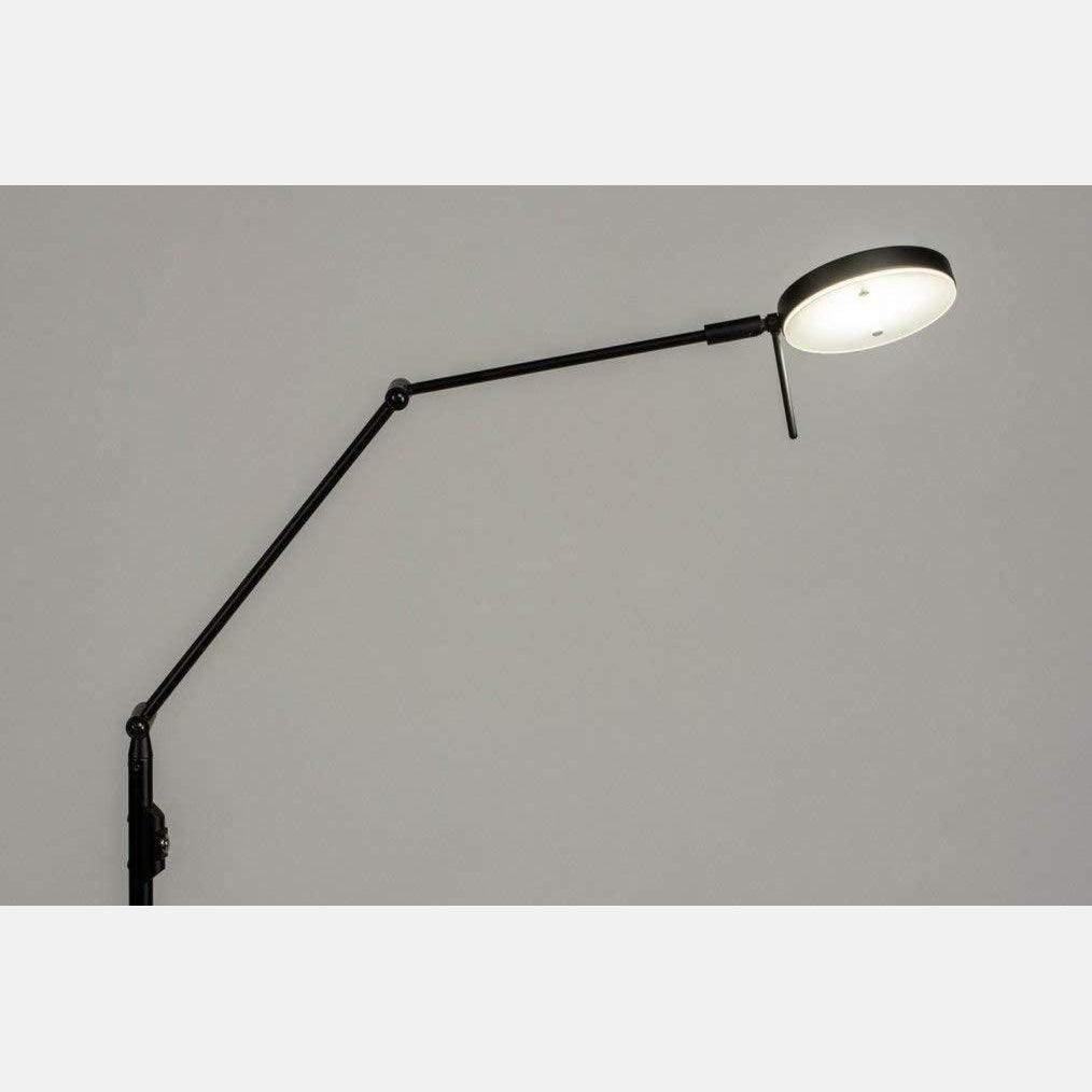 Lampadaire Industriel Noir Liseuse