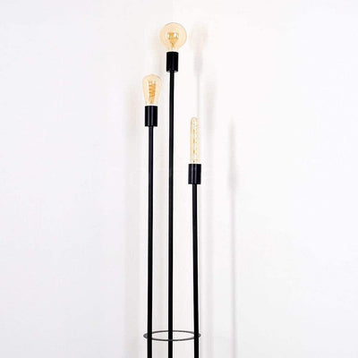 Lampadaire Industriel Noir Trio Design
