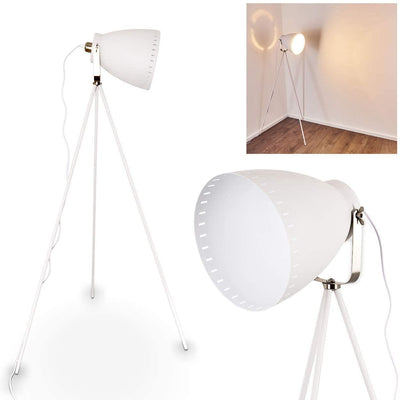 Lampadaire Cinema Industriel Design Blanc