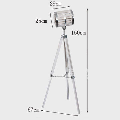 Lampadaire Cinema Industriel Tonneau