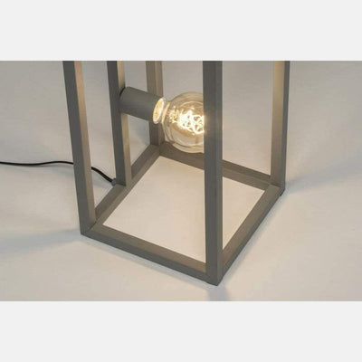 Lampadaire Salon Industriel Gris Triple