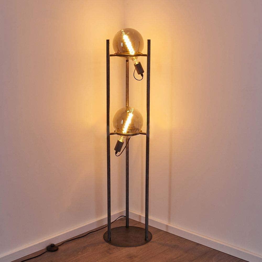 Lampadaire Salon Industriel Ampoules XL