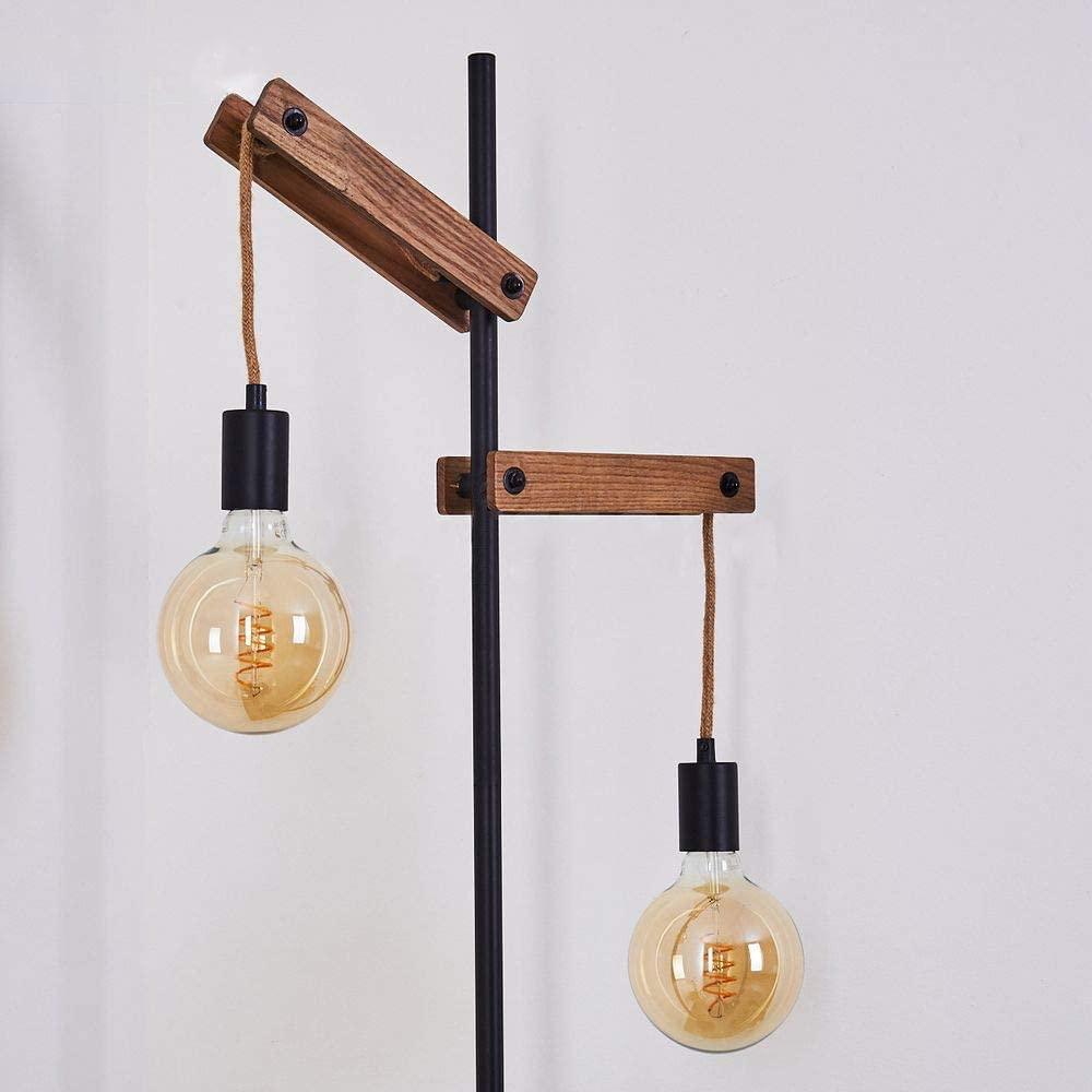 Lampadaire Salon Industriel Vintage Bois