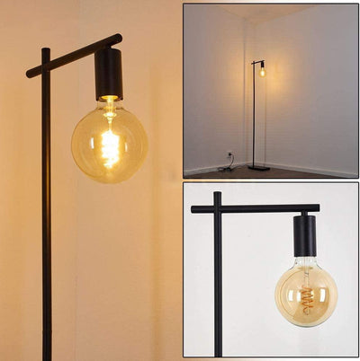 Lampadaire Industriel Noir Minimaliste V2