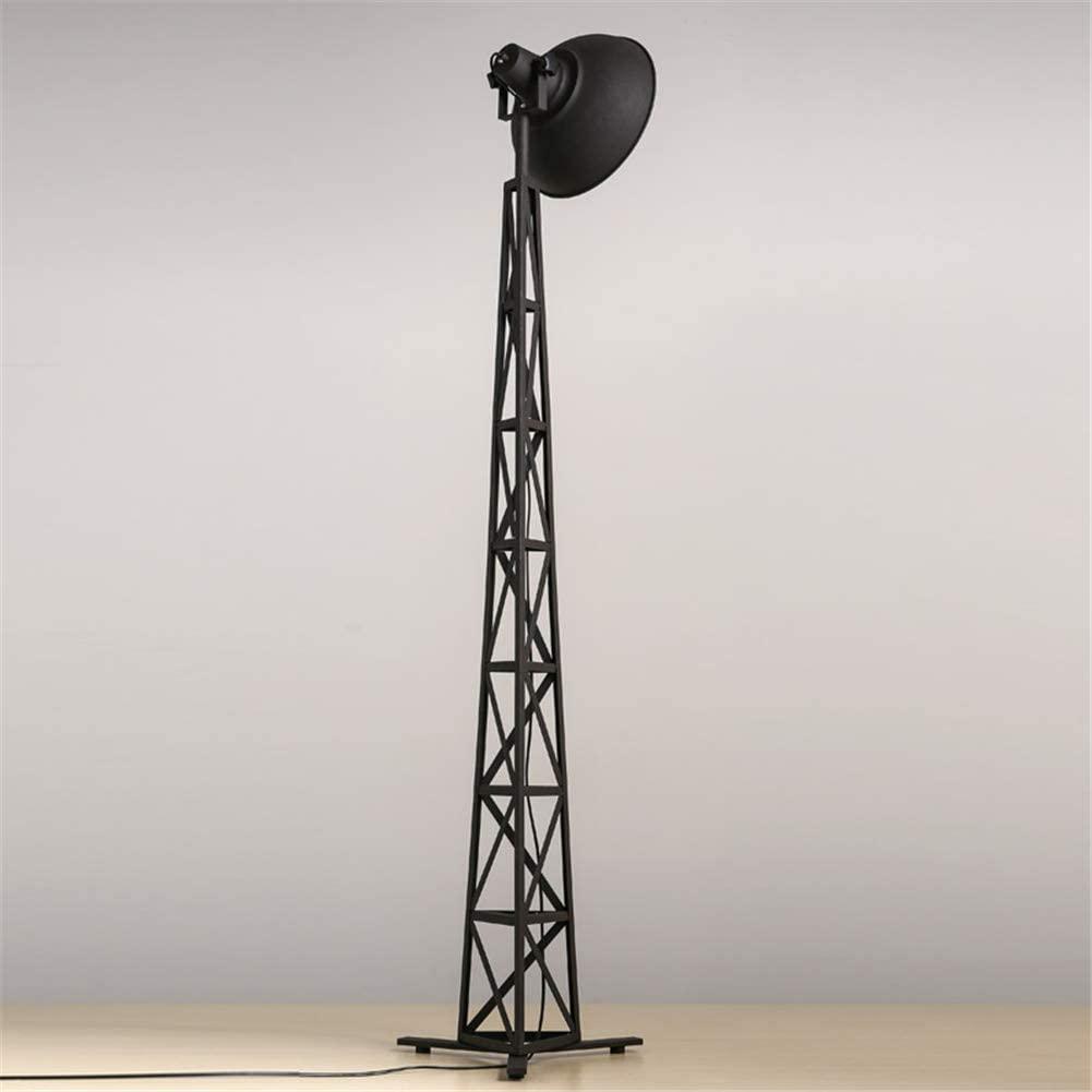Lampadaire Industriel Noir Fer Forgé