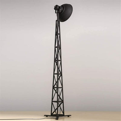 Lampadaire Industriel Noir Fer Forgé