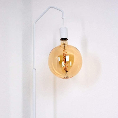 Lampe de Salon sur Pied Industrielle - Design Blanche