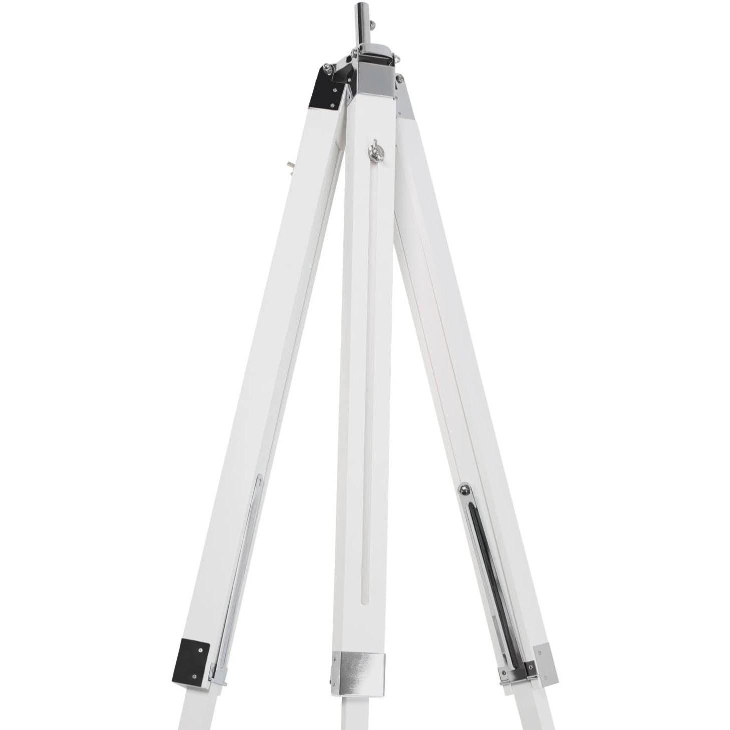 Lampadaire Cinema Industriel Retro - Pied Blanc