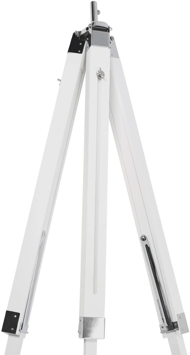 Lampadaire Trepied Industriel Retro - Pied Blanc