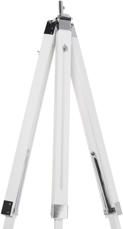 Lampadaire Trepied Industriel Retro - Pied Blanc
