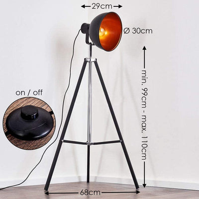 Lampadaire Trepied Industriel Projo Design