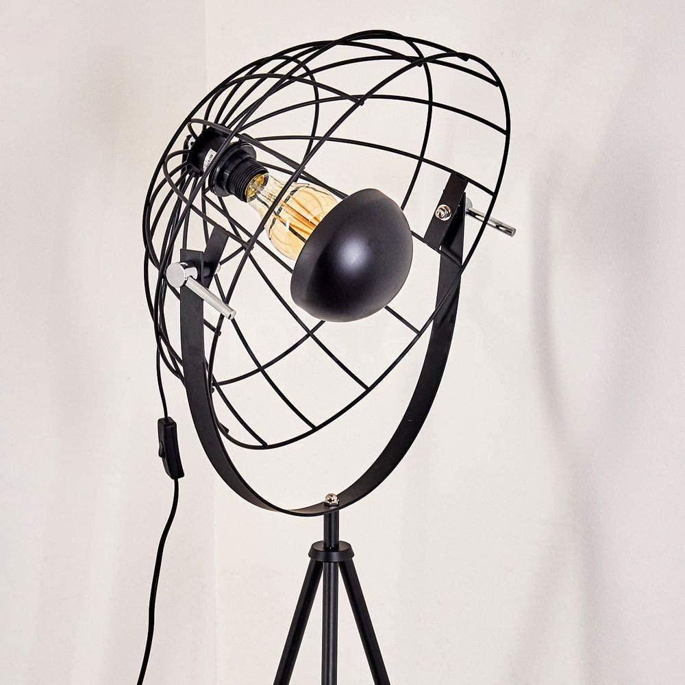 Lampadaire Industriel Noir Moon Brut XL - V2