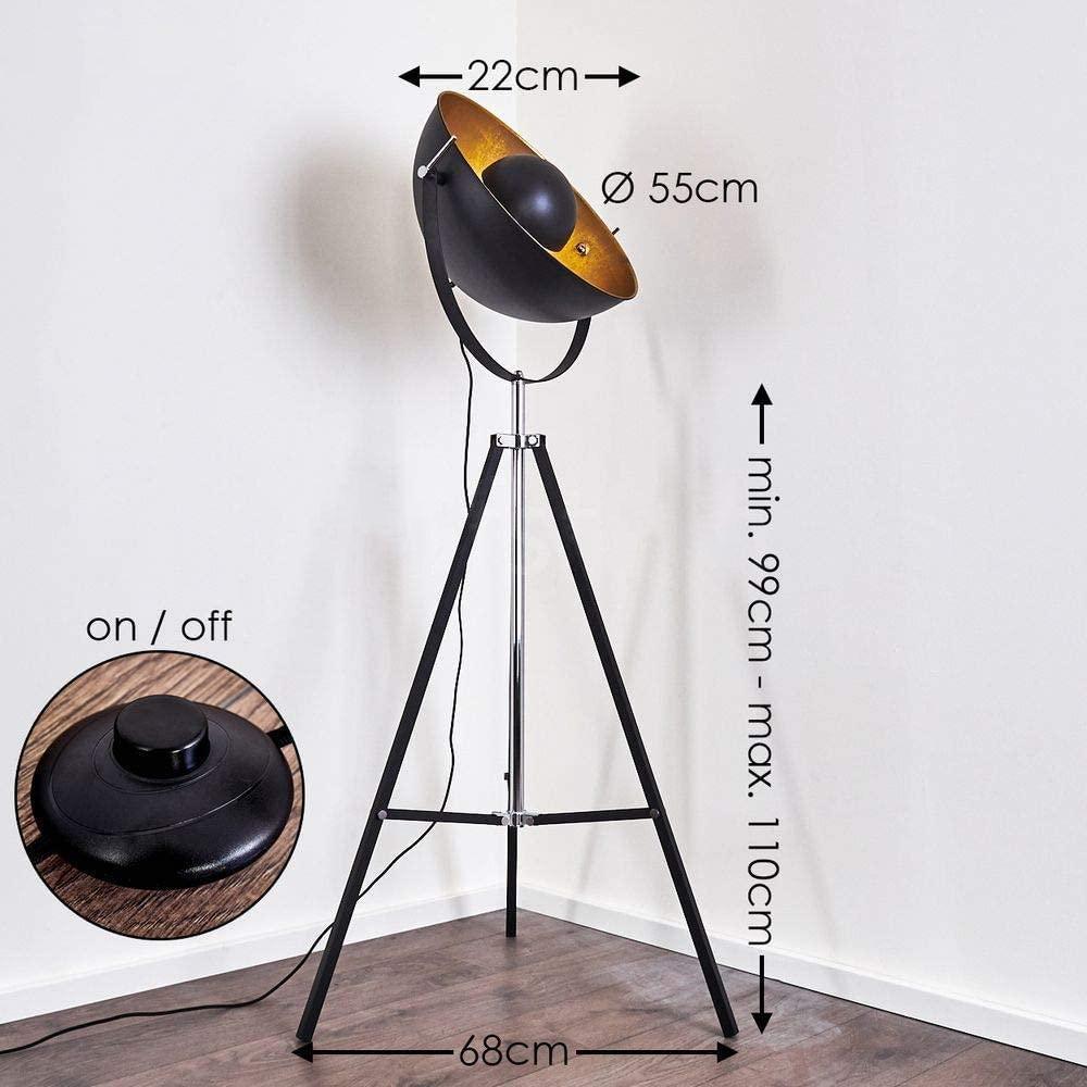 Lampadaire Trepied Industriel Moon L