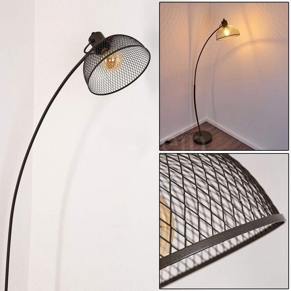 Lampadaire Salon Industriel Grillagé