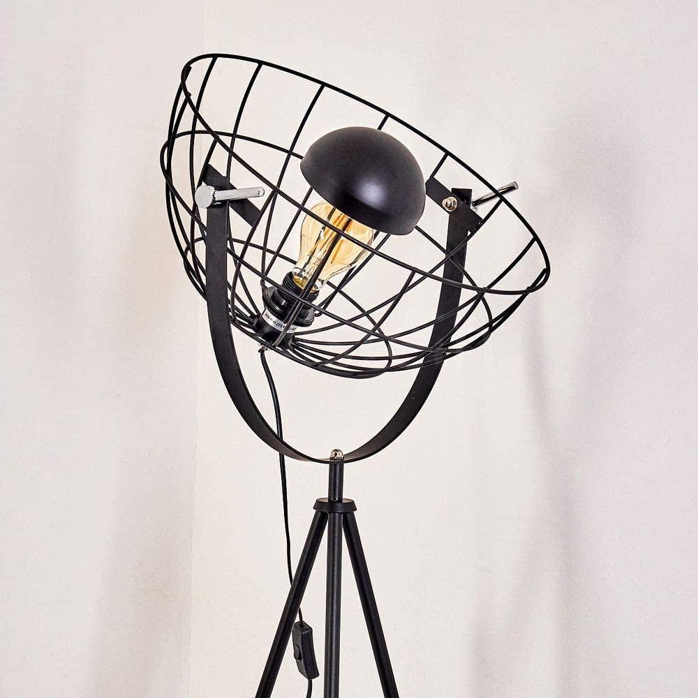 Lampadaire Industriel Noir Moon Brut XL - V2