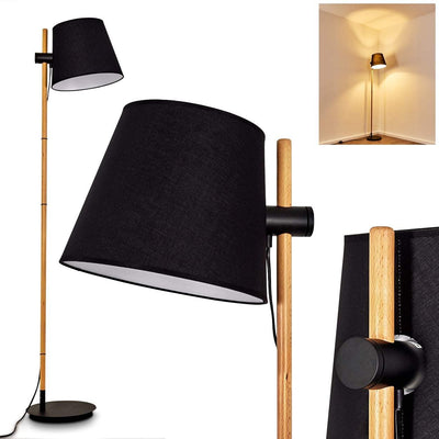 Lampadaire Salon Industriel Bois Scandinave | Mon Luminaire Industriel