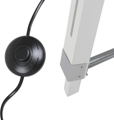 Lampadaire Cinema Industriel Retro - Pied Blanc