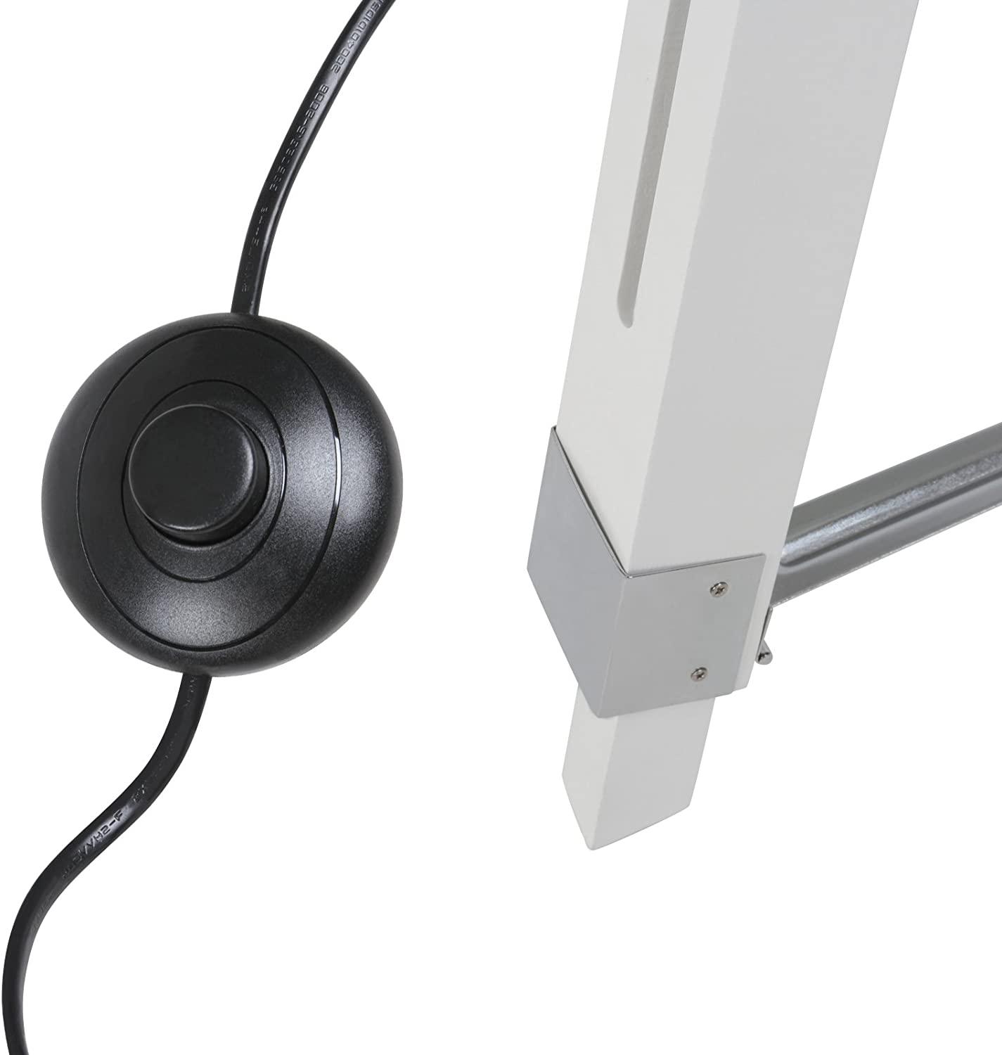 Lampadaire Trepied Industriel Retro - Pied Blanc