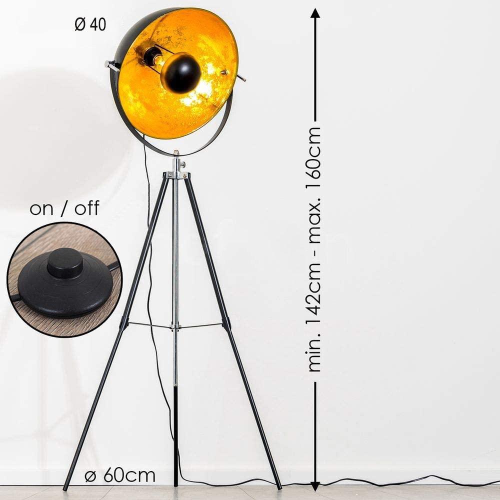 Lampadaire Trepied Industriel Moon XL