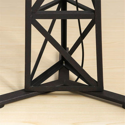 Lampadaire Industriel Noir Fer Forgé