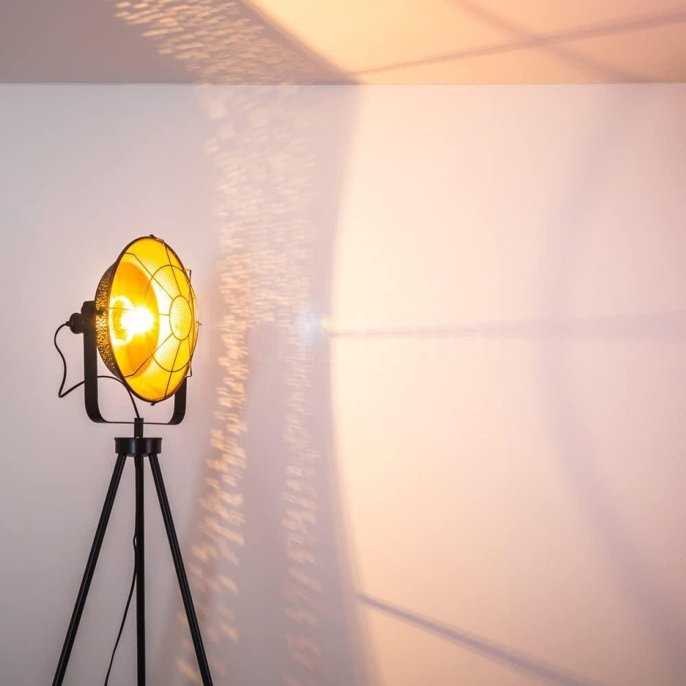 Lampadaire Trepied Industriel Loft Vintage