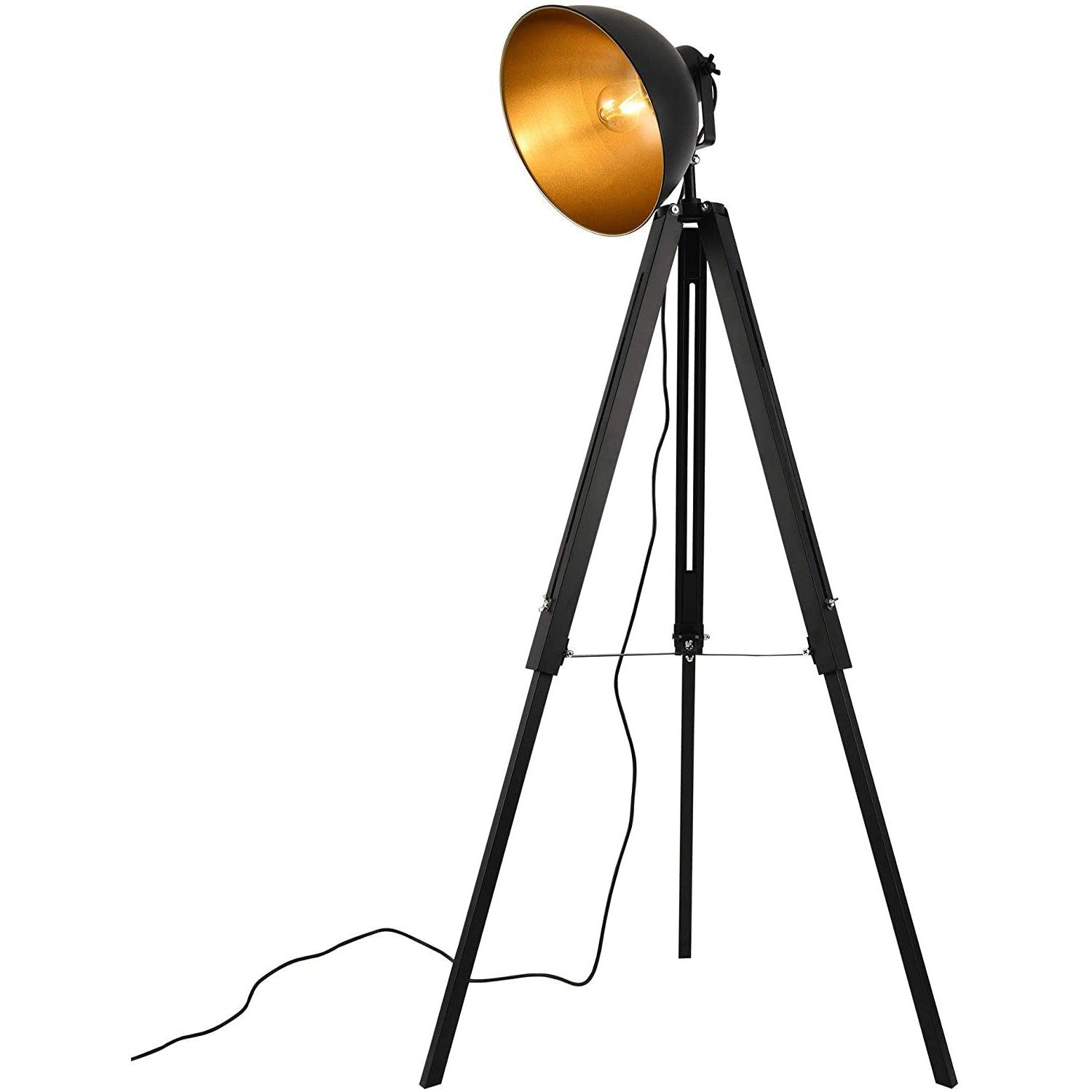 Lampadaire Trepied Industriel Dark