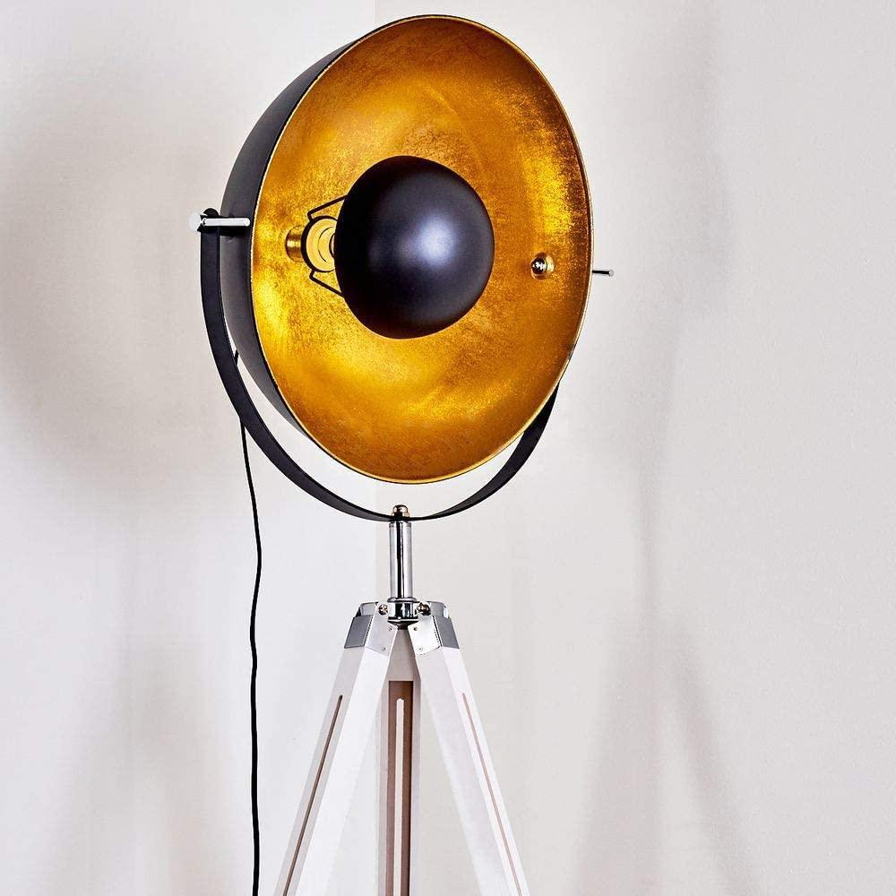 Lampadaire Cinema Industriel Moon XL - Pied Blanc