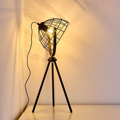 Lampadaire Industriel Noir Moon Brut XS