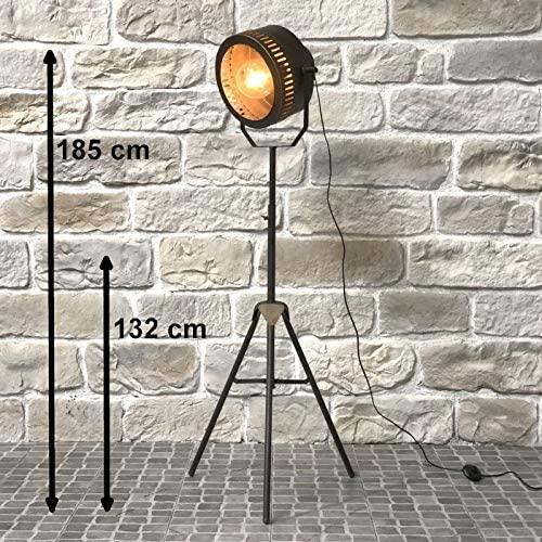 Lampadaire Trepied Industriel en Fer | Mon Luminaire Industriel