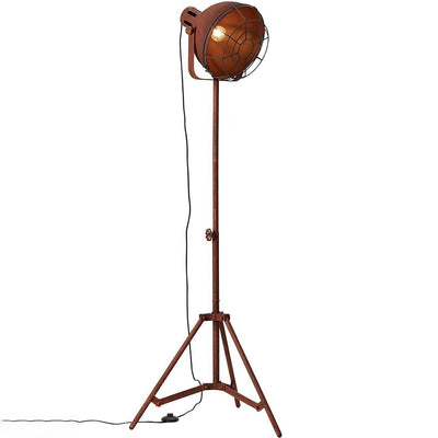 Lampadaire Cinema Industriel Aspect Rouille